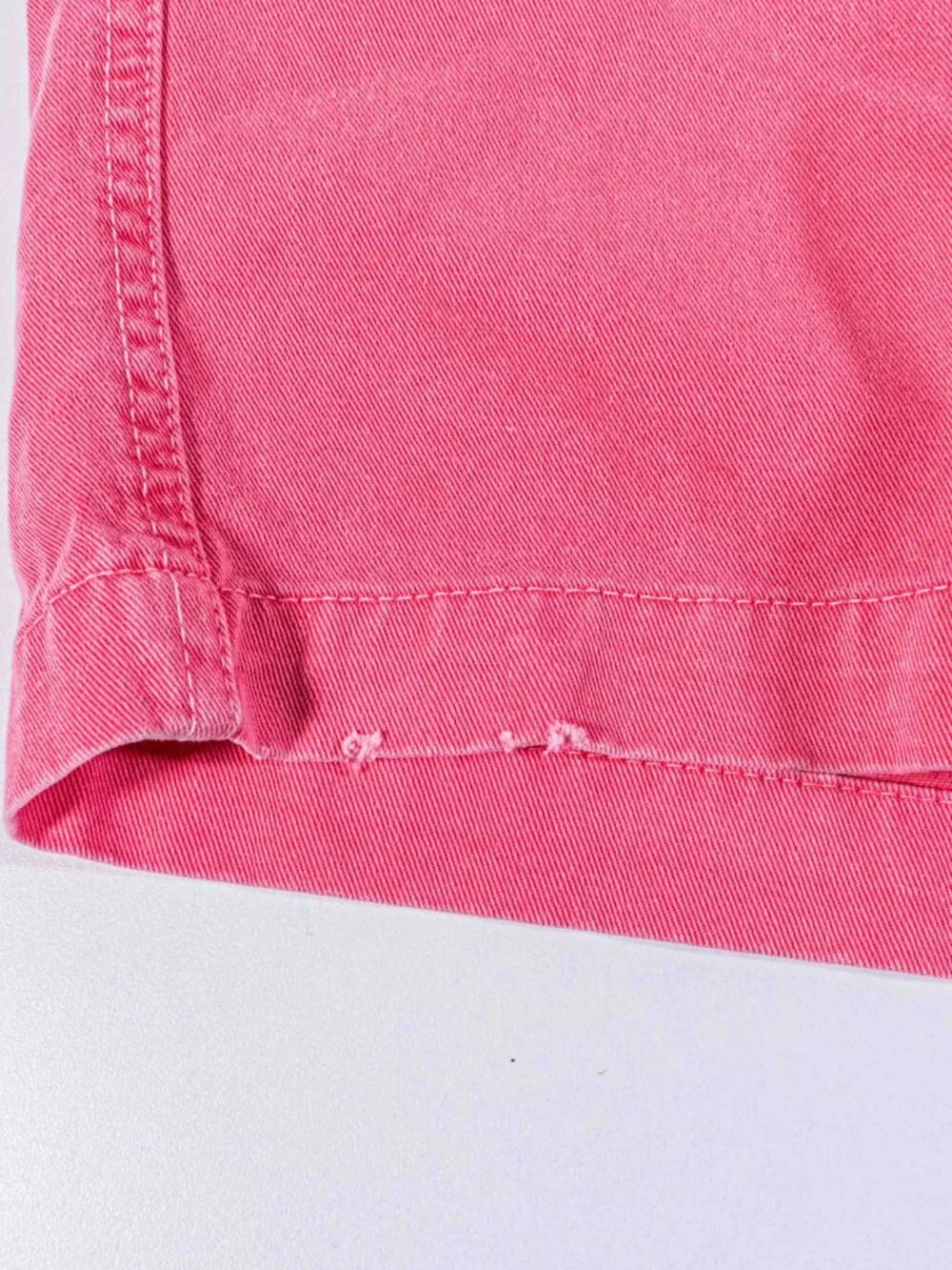 ramicci Vintage Hiking Shorts Mens XL Belted Sun Faded Twill Gorpcore Y2K Salmon